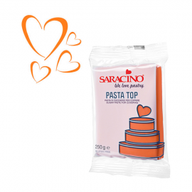 PASTA DI ZUCCHERO Saracino TOP ARANCIO - Da copertura - 250g