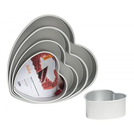 TEGLIA PROFESSIONALE CUORE 15cm H.7,5cm (in alluminio anodizzato)