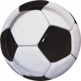 PIATTINI CALCIO (3D - Soccer) 18cm - 8 Pz.