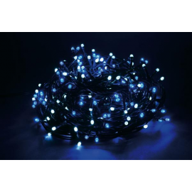 1000 LED - LUCE BLU/BIANCA (Uso interno ed esterno / 8 giochi di luce) 50 mt