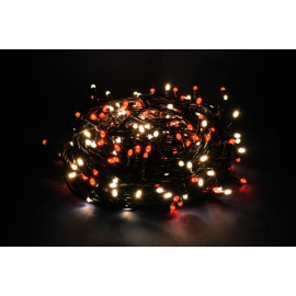 1000 LED - LUCE ROSSA/CALDA (Uso interno ed esterno / 8 giochi di luce) 50 mt