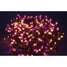 750 LED - LUCE FUXIA/CALDA (Uso interno ed esterno / 8 giochi di luce) 37,5 mt