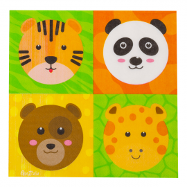 TOVAGLIOLO \\"ZOO PARTY\\" 3 VELI 33X33 PZ.16