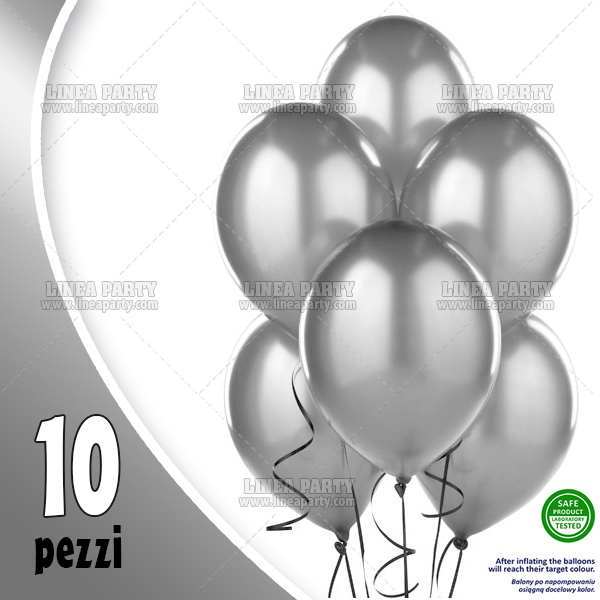 Palloncini Professionali 5'' Argento Metallizzato – The Colours of Balloons