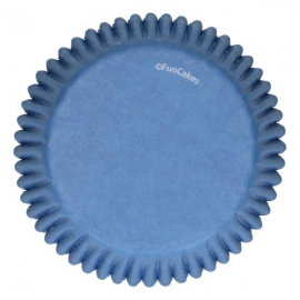 PIROTTINI CUPCAKES-MUFFIN \\"BLU\\" PZ.48 - Diametro base 5cm