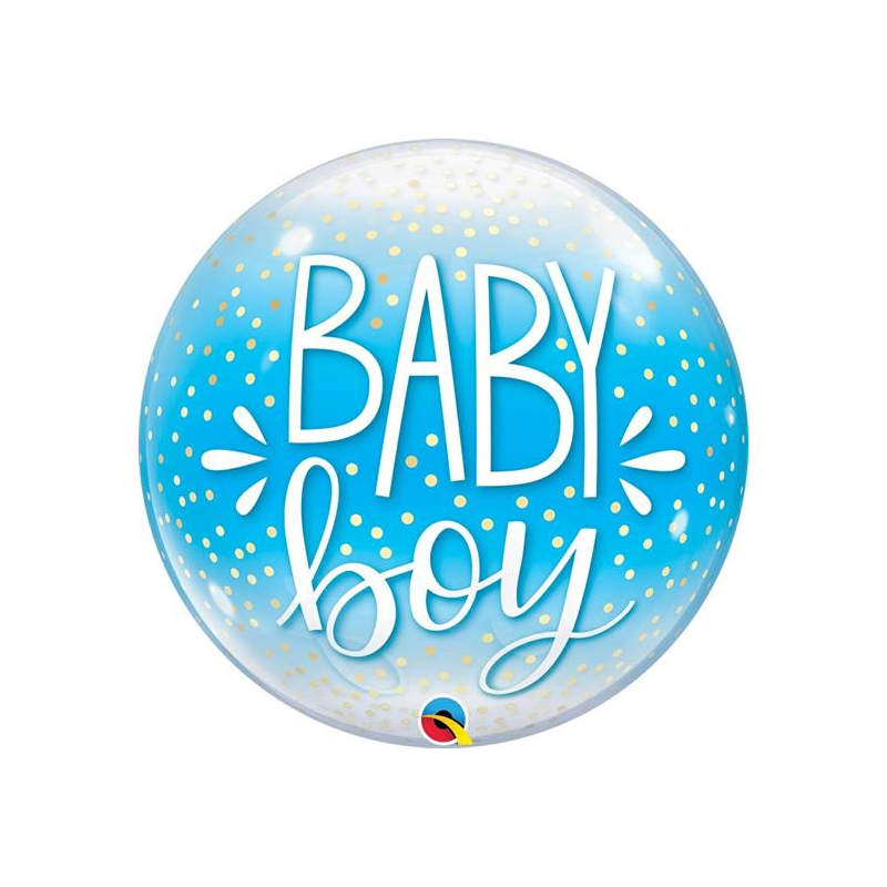 PALLONCINO BUBBLE BABY BOY ø 56cm