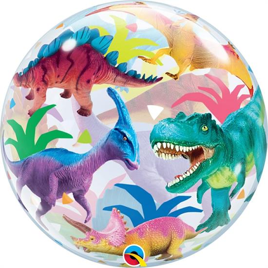 PALLONCINO BUBBLE DINOSAURI ø 56cm