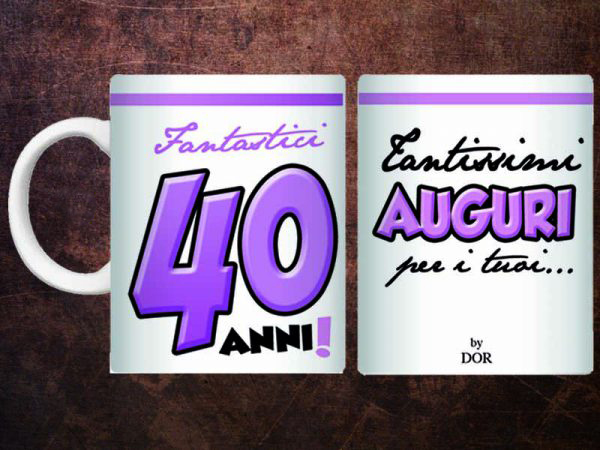 TAZZA 40 ANNI