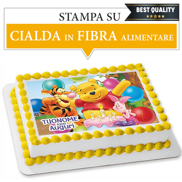 Cialda MINNIE PRIMO ANNO 1 Decorazione Torta Ostia o Zucchero  Personalizzata