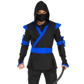 COSTUME NINJA ASSASSIN BLU/NERO - Leg Avenue (taglia M/L)