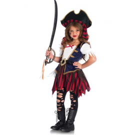 COSTUME PIRATA BIMBA - Leg Avenue (Taglia M)