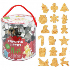 COOKIE CUTTER SUPER SET 18 PZ. NATALE