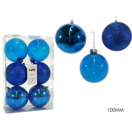 SET 6 PALLE 10cm BLU