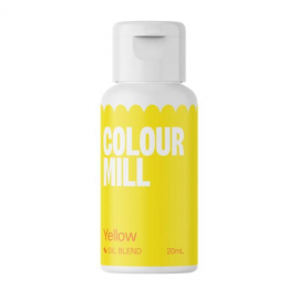 COLOUR MILL YELLOW 20ml - Colorante alimentare a base olio (liposolubile)