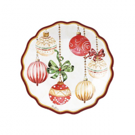 PIATTI CHRISTMAS DECO' CM.21 PZ.8