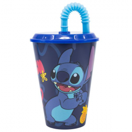 BICCHIERE TUMBLER STITCH 430ml CON CANNUCCIA