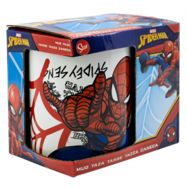 TAZZA SPIDERMAN \\"SPIDEY SENS\\" 325ml in ceramica