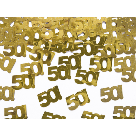 CONFETTI PER DECORAZIONI - NUMERO 50 - 15gr